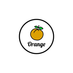 orange fruit logo