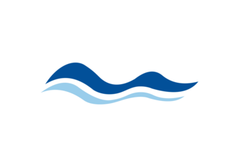 logo waves water company icon business background symbol illustration