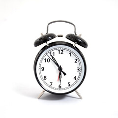 Alarm clock over isolated white background