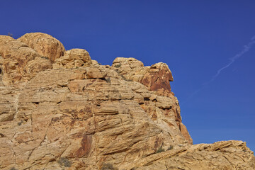 Las Vegas Red Rock Canyon Landscape During the Day