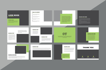 LookBook Magazine Template Design