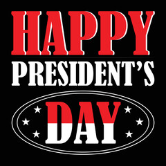 best happy president day t shirt design vector