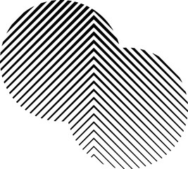 Lines in Circle Form . Spiral Vector Illustration .Technology round Logo . Design element . Abstract Geometric shape .
