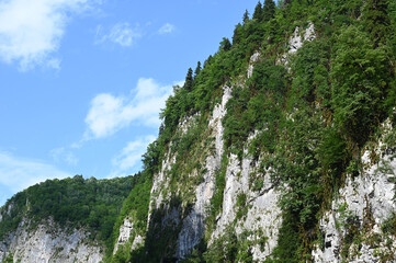 Mountains and rocks of Abkhazia