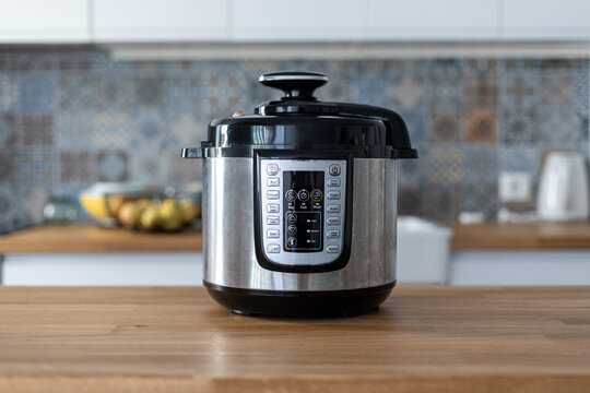 Modern multi cooker in kitchen