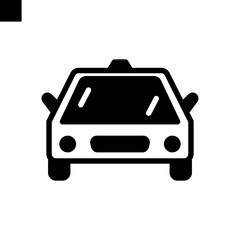 taxi icon line style vector