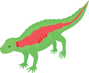 Ecuador reptile icon isometric vector. Travel trip. Tourism nation