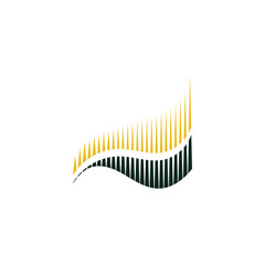 aurora logo design icon illustration vector template