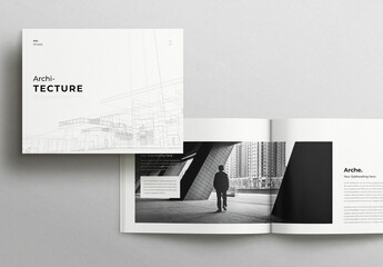 Architecture Brochure Template Landscape