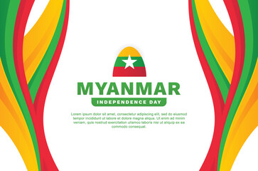 Myanmar Independence Day Background Event