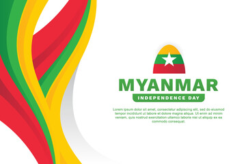 Myanmar Independence Day Background Event