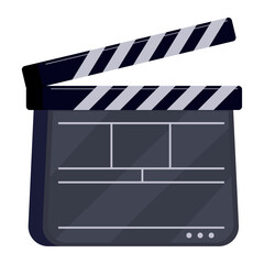 Fototapeta premium movie film clapperboard