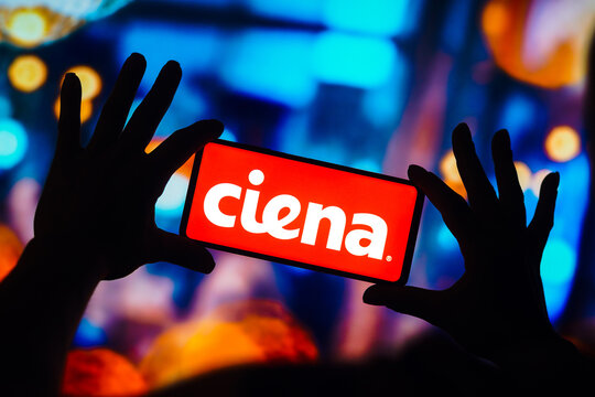 December 26, 2022, Brazil. In this photo illustration, the Ciena Corporation logo is displayed on a smartphone mobile screen.