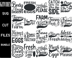 Kitchens  Quotes  SVG Bundle 