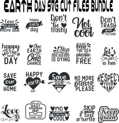 Earth Day Quotes  SVG Bundle 