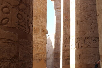 Great hypostyle hall, Karnak Temple, Luxor, Egypt 
