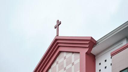Fototapeta na wymiar Christian worship building, a place for Christian prayer