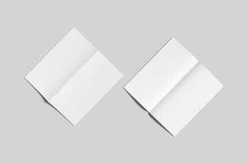 DL BIFOLD BROCHURE BLANK MOCKUP