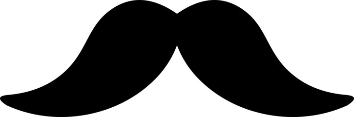 Simple Moustache Element Vector