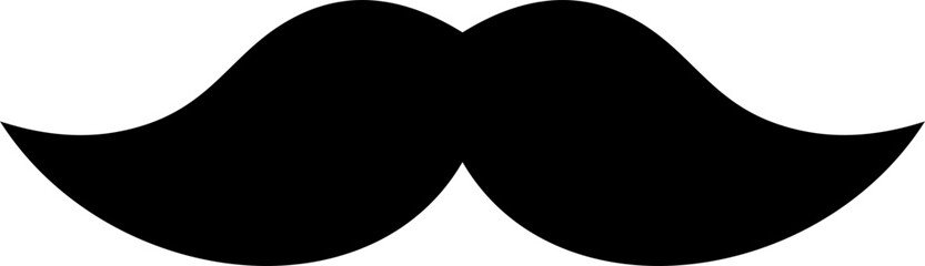 Simple Moustache Element Vector