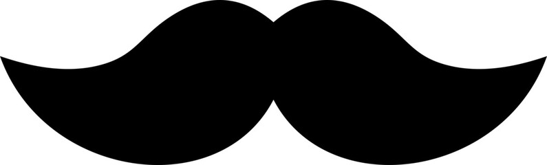 Simple Moustache Element Vector