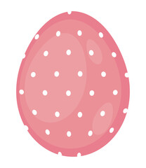 dotted egg happy easter