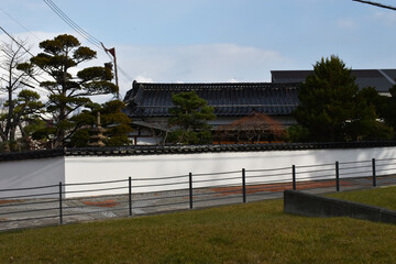 Sapporo Japan November 1, 2022 The beautiful traditional Japanese residential housing