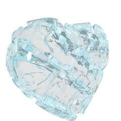 Heart made of ice 1