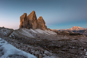 Drei Zinnen zur Goldenen Stunde