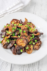 Sauteed shiitake mushrooms