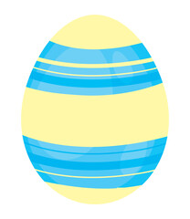 striped egg happy easter