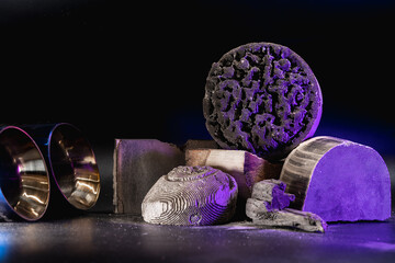 Used, destroyed, with deformation. Filter of harmful emissions, catalyst from the vehicle. detail...