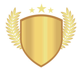 golden shield emblem