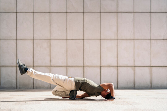 Cool Latin Man Break Dancing