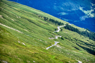 Großglockner, Hochalpenstraße, Straße, Kurve, kurvig, Glocknerstraße, Mölltal, Kärnten, Franz-Josefs-Höhe, Kaiser-Franz-Josefs-Höhe, Oberkärnten, Bergstraße, Mautstraße, Alpenstraße, Aussichtsstraße, 