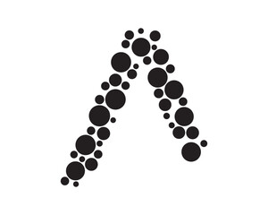 A letter logo icon vector template elements