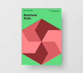 Trendy corporate identity vector design illustration. Creative mosaic tiles book cover concept.