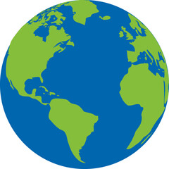 Fototapeta na wymiar Globe Earth vector illustration World Globe Vector Art.