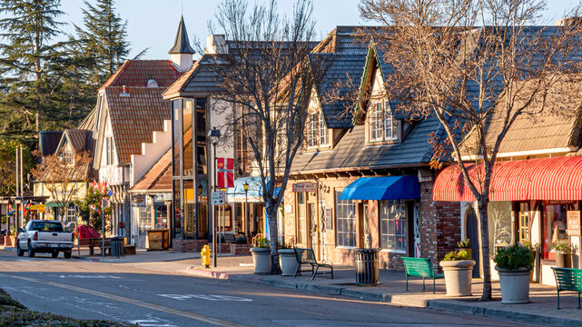 Danish European town of Solvang	
