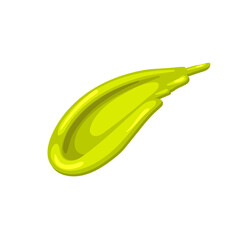 wasabi sauce cartoon. spice food, seasoning gourmet, spicy condiment, ingredient, sushi asian wasabi sauce vector illustration