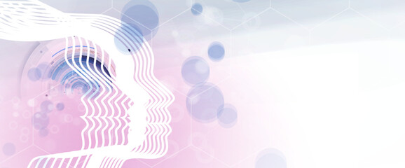 Conceptual technology illustration of artificial intelligence