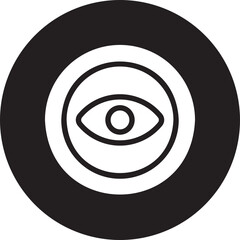 circle glyph icon