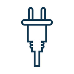 Outlet and plug icon. Adapter. Vector.