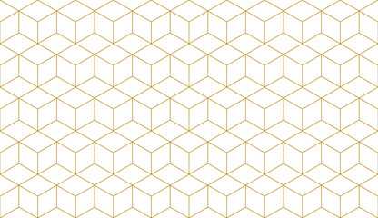 Vector seamless rhombus pattern. Abstract geometric background. Stylish fractal texture.