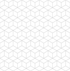 Vector seamless rhombus pattern. Abstract geometric background. Stylish fractal texture.