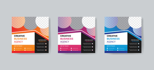 creative flyer template design print ready.