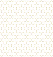 Vector seamless cubic hexagon pattern. Abstract geometric low poly background. Stylish grid texture.