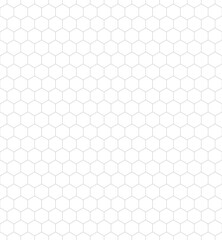 Vector seamless cubic hexagon pattern. Abstract geometric low poly background. Stylish grid texture.