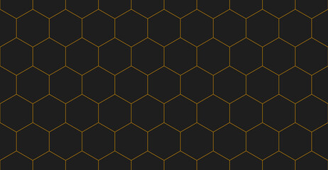 Vector seamless cubic hexagon pattern. Abstract geometric low poly background. Stylish grid texture.