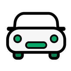 vector doodle icon car, passenger car, website icon, hand drawing 